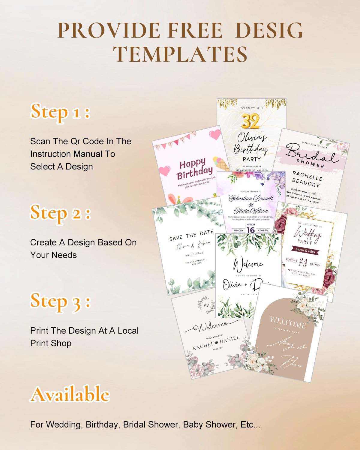 Wedding Sign Holder - Adjustable Welcome to Our Wedding Sign Stand Stand with 39 Premium Templates & Leather Straps, 64"x 30"x 20" Heavy Duty Easel Stand for Sign Display Poster, Wedding, Birthday