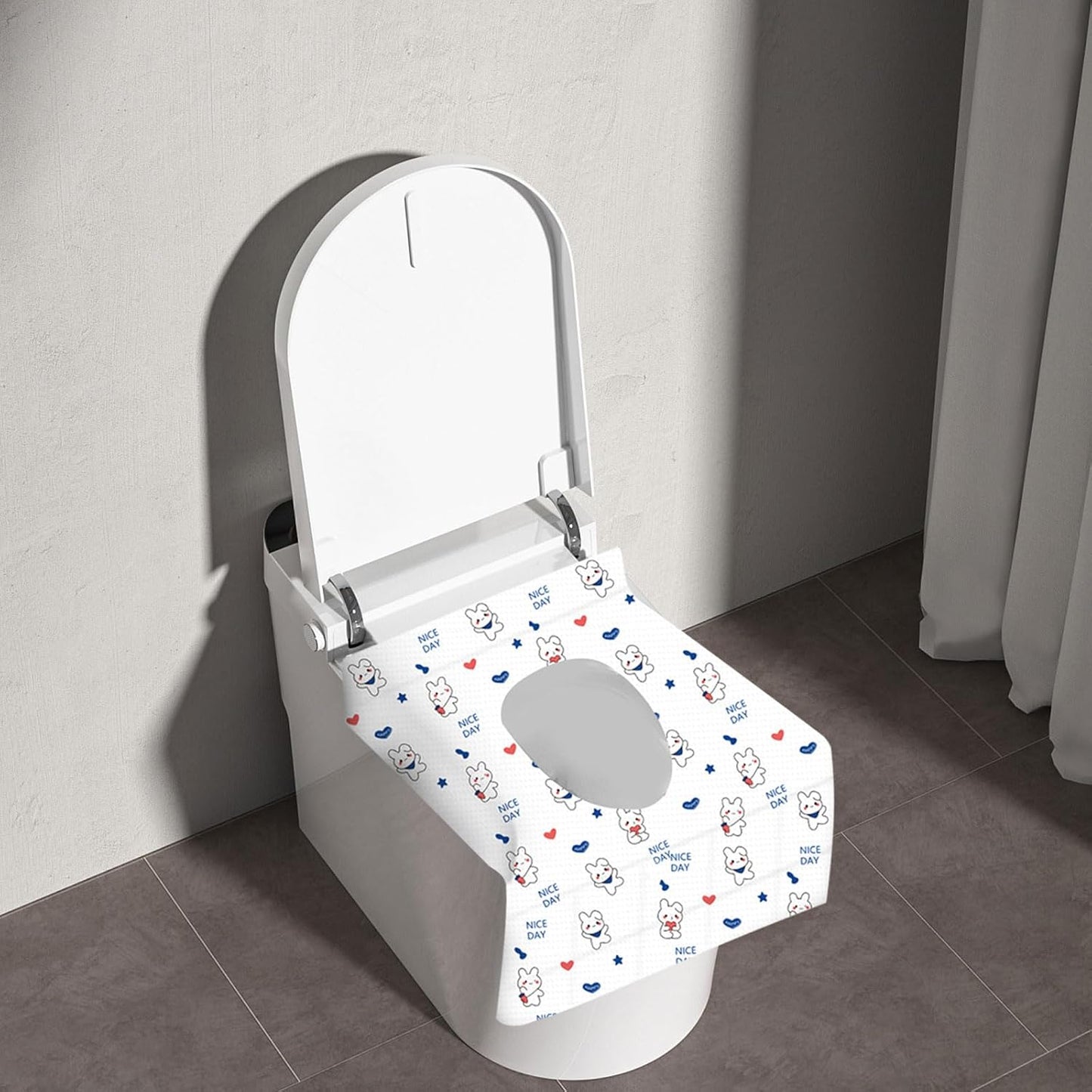 20 Pack Toilet Seat Covers Disposable, Portable Toilet Seat Cover for Travel Waterproof Potty Covers for Toddler(Individually Wrapped）