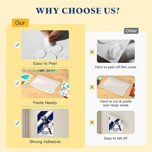 Clear Sticky Dots, Heavy Duty Removable Strong Mounting Adhesive Strips for Walls, Double Sided Tape for Hanging Pictures, Balloons 168pcs