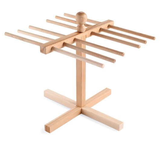 Imperia Stendipasta Classic Line. Fresh pasta drying rack. 100% Made in Italy. Spaghetti, tagliolini, fettuccine, dough sheet dryer. Pasta machine accessory. Wooden kitchen accessory for fresh pasta.