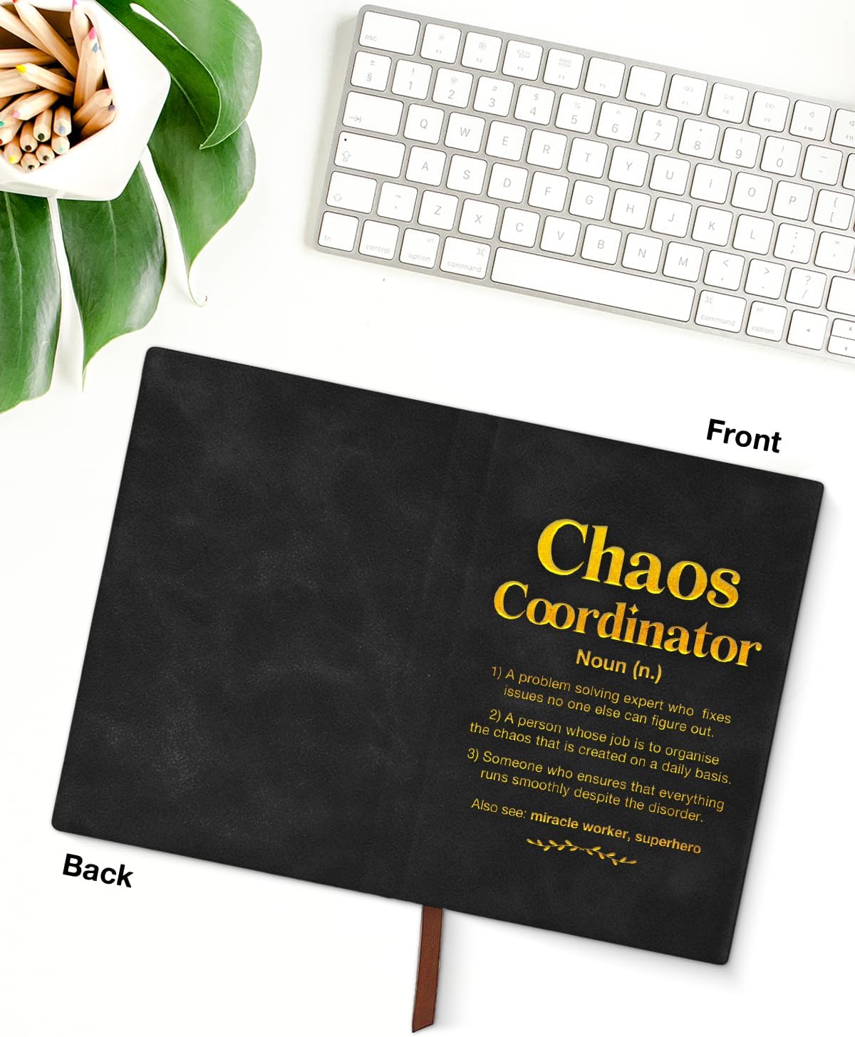 Chaos Coordinator Notebook Journal Appreciation Gifts for Boss Leader Manager Coworker Employee, Chaos Coordinator Definition Writing Journal