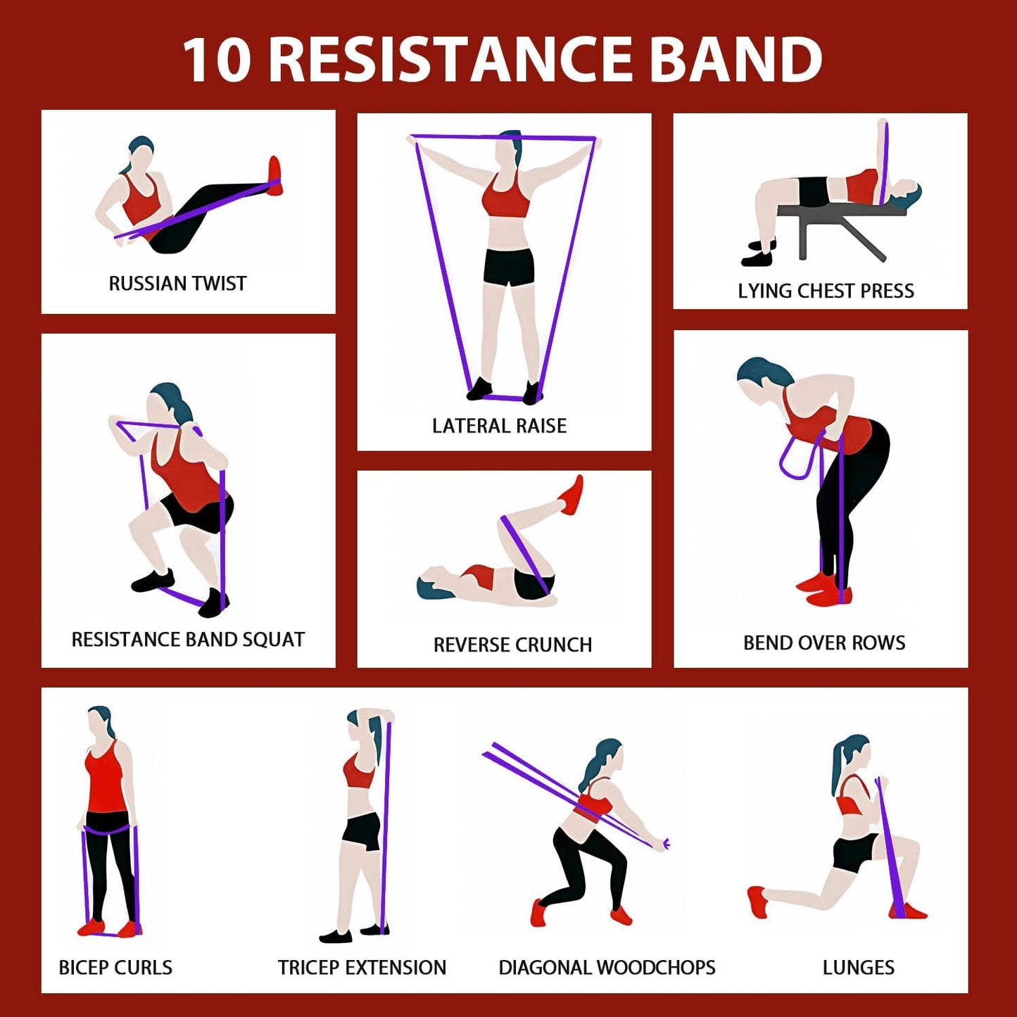 LEEKEY Resistance Band Set, Pull Up Assist Bands - Stretch Resistance Band Exercise Bands - Mobility Band Powerlifting Bands for Men and Woman Resistance Training, Physical Therapy,Home Workouts