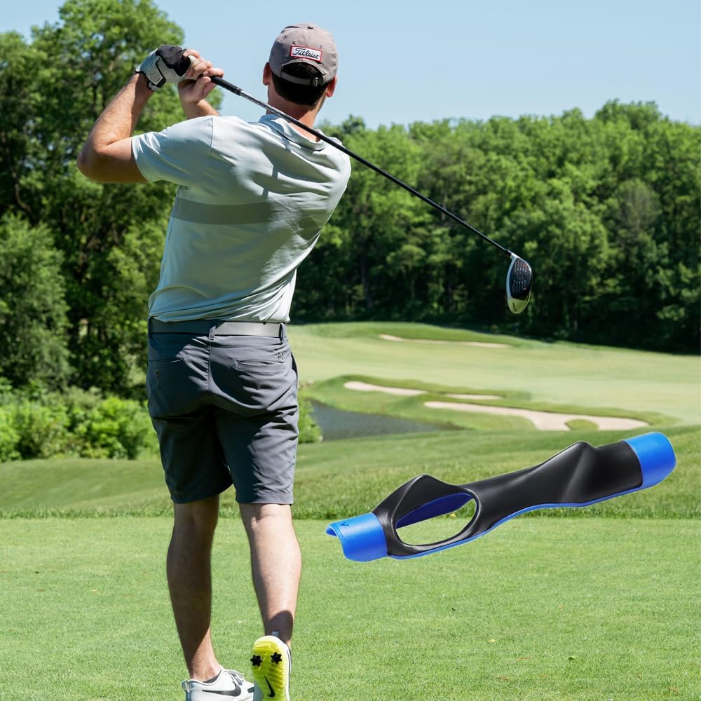 Golf Grip Trainer, Golf Swing Training Aid - Correct Hand Position Golf Grip Kit Golf Club Grips for Grip Strength Trainer