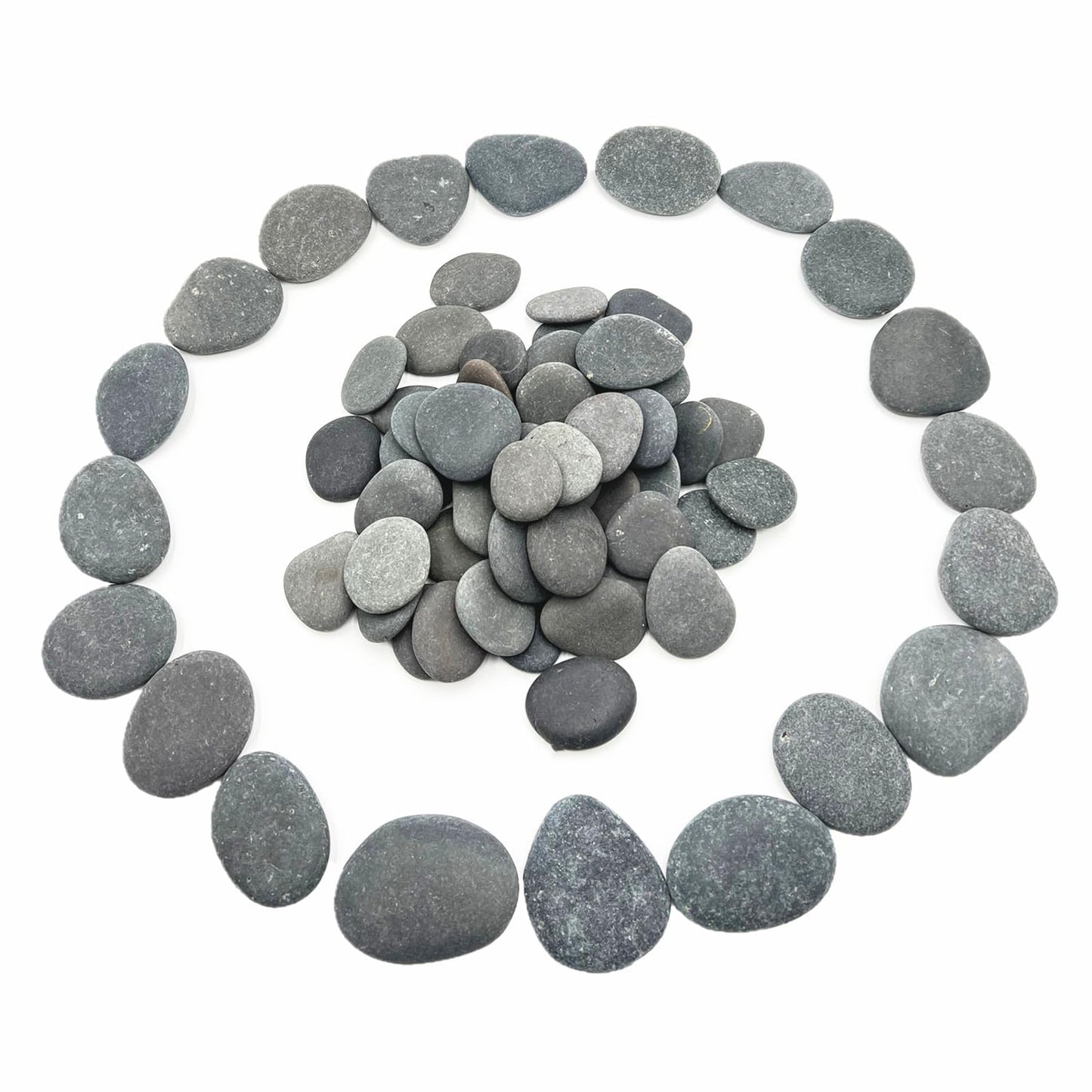 Lifetop 30PCS Painting Rocks, 2"-3" Inches DIY Rocks Flat & Smooth Kindness Rocks for Arts, Crafts, Decoration, Natural River Rocks for Painting,Hand Picked for Painting Rocks