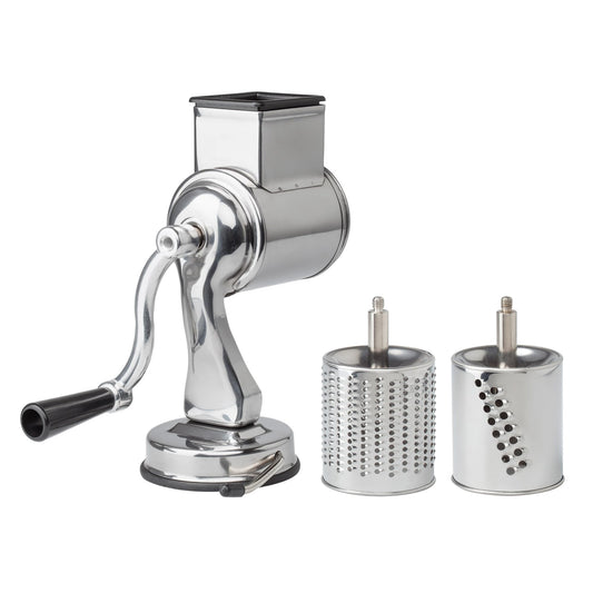 Fantes Cheese Grater with Suction-Base and 2 Drums, The Italian Market Original since 1906