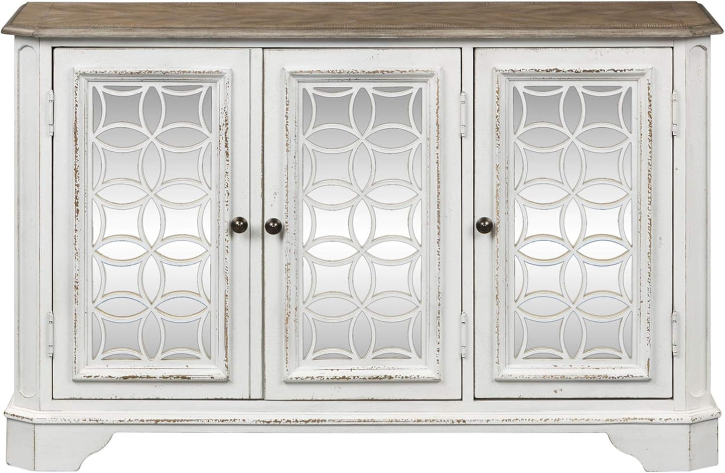 Liberty Furniture Industries Magnolia Manor TV Console, W51 x D18 x H32, White