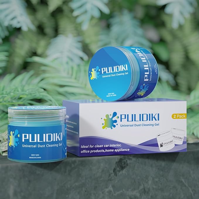 PULIDIKI Car Cleaning Gel Clean Putty Auto Detail Tools Slime Cleaner Interior Car Accessories Christmas Stocking Stuffers Gifts for Men Women Teens White Elephant Gifts Adults 2Pack