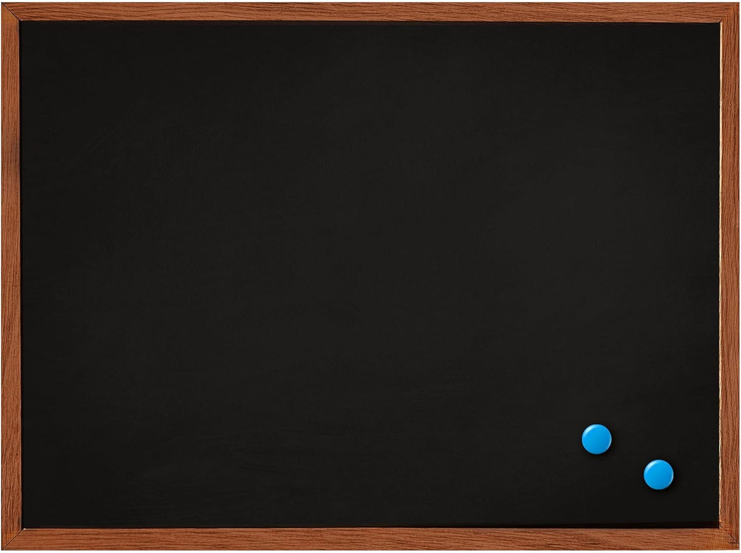Wood Framed Chalkboard - Premium Magnetic 18 x 22 Rustic Chalk Board, Great with Regular or Liquid Chalk Markers, Non Porous Wall Hanging Blackboard Sign