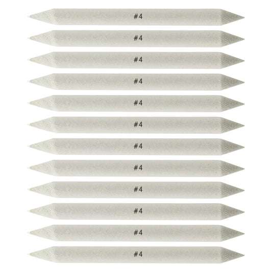 Creative Mark Blending Stumps - Solid Double-Ended Blending Stumps for Blending Charcoal, Pencils, Pastels, and More! - [Size # 4-12 Count]