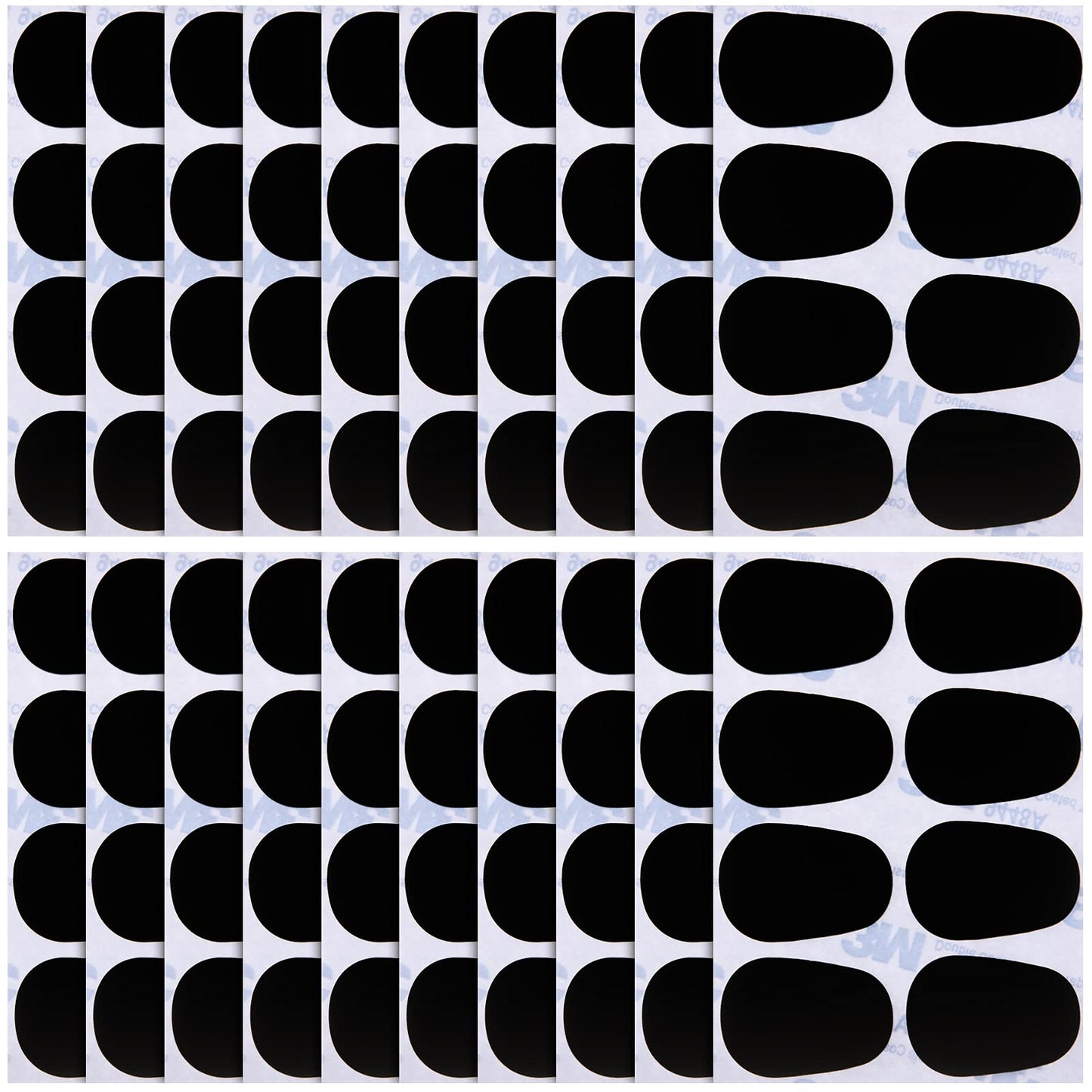 Boao 160 Pcs 0.8Mm Thick Saxophone And Clarinet Mouthpiece Cushion Sax Mouthpiece Patches Pads Cushions Thick Rubber With Strong