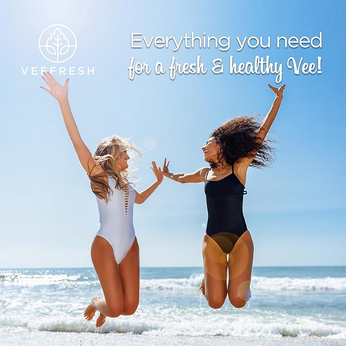 VeeFresh - VeePower Feminine Care Bundle of 3 - VeeCleanse Boric Acid Suppositories, VeeGentle Feminine Wash for Women and VeeWipes Gentle Vaginal Wipes for Optimal Vaginal pH Balance and Odor Control