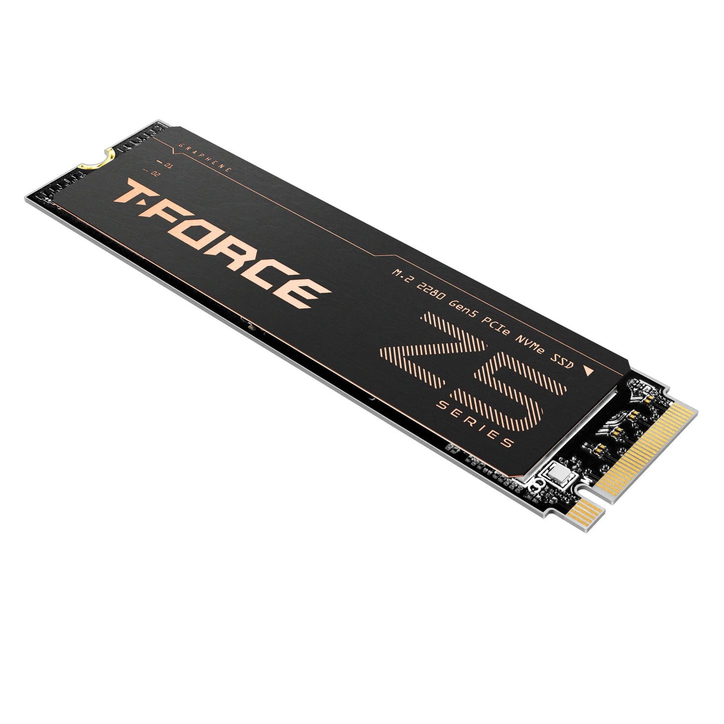 Teamgroup T-Force Z540 1Tb Gen5X4 Dram Slc Cache 3D Tlc Nand Nvme Phison E26 Pcie M.2 2280 Gaming Ssd With Ultra-Thin Graphene H
