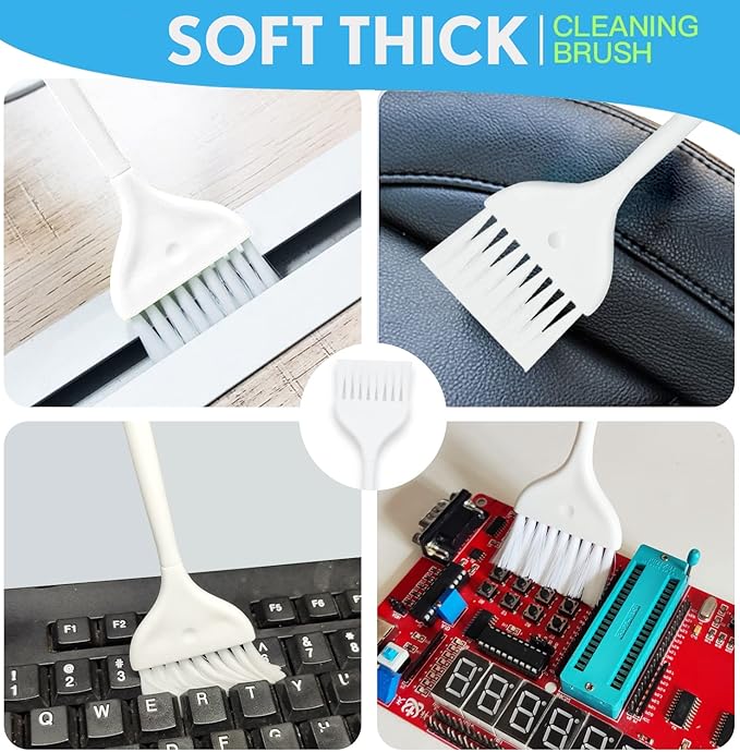 Small Detailing Cleaning Brushes for Small Spaces,Crevice Cleaning Tools for Keyboard Bottle Window Groove Car Gap,Scrub Cleaner Supplies for Shower Toaster Tub Baseboard Sink Grout Oven Juicer