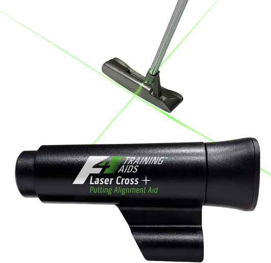 ProActive Sports | F4 Laser Cross Golf Putting Alignment Training Aid | Attaches to Putter Shaft for Proper Clubface and Target Alignment | Golf Swing Trainer for Perfect Putting Practice