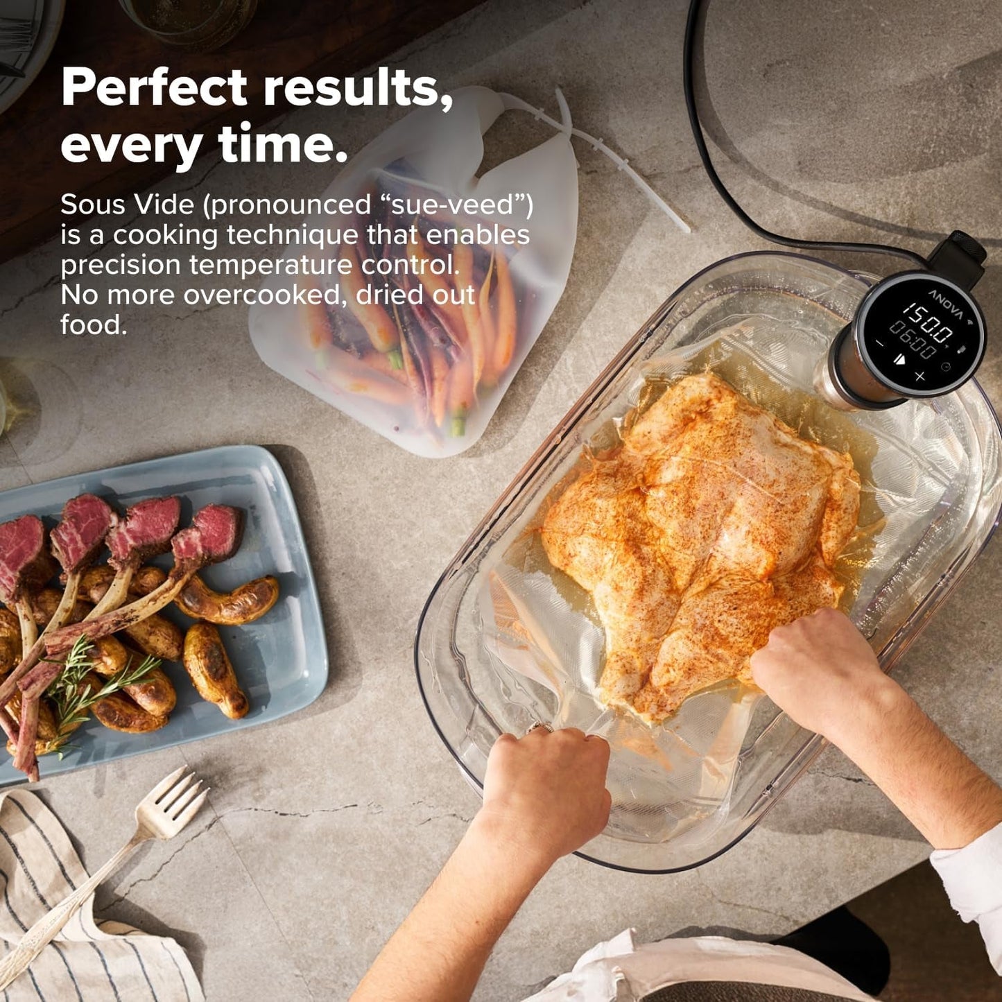 Sous Vide Precision Cooker 3.0 (Wifi), 1100 Watts
