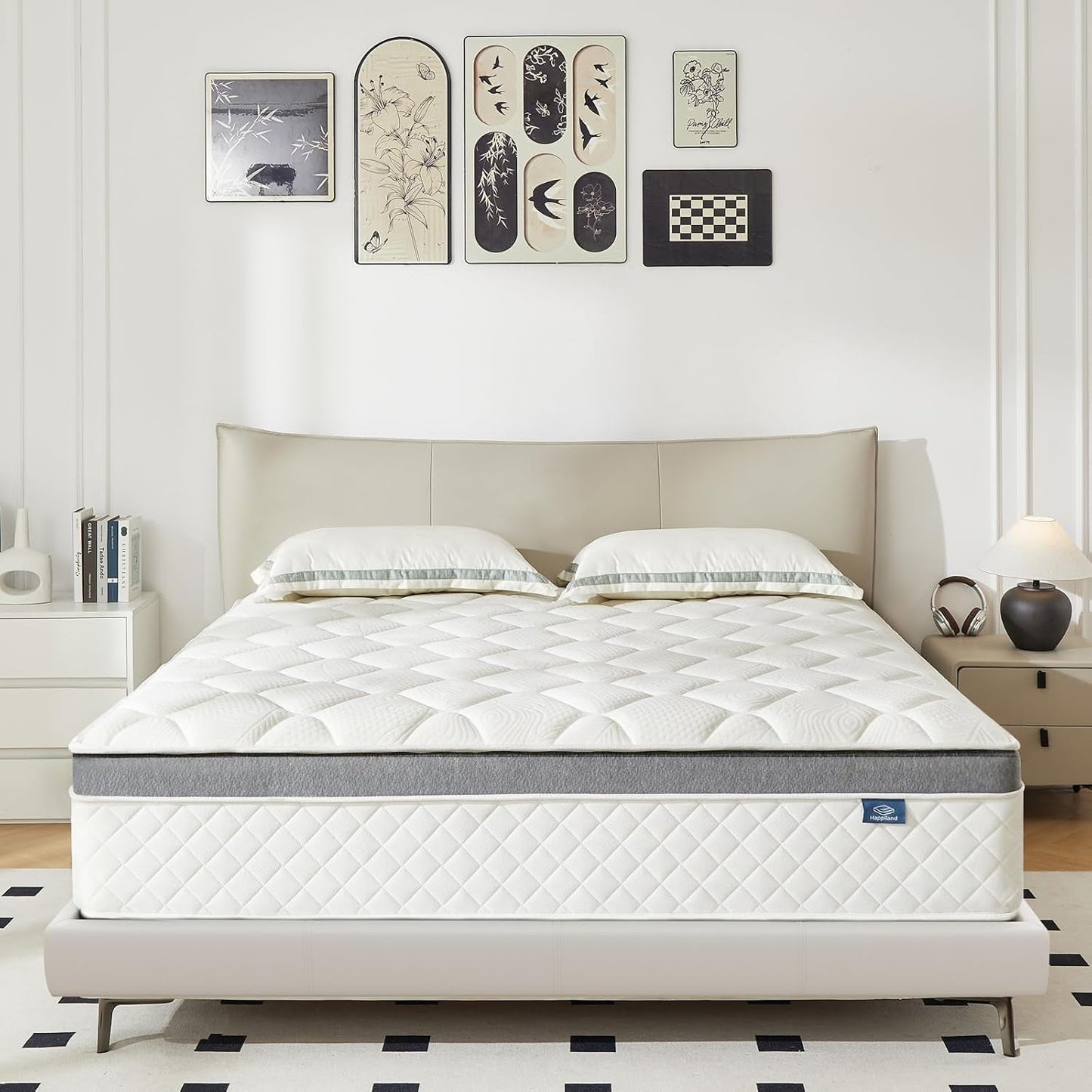 Full Size Mattress, 10 Inch Hybrid Memory Foam Mattress in a Box, with Upgrade Individually Pocket Springs, Pressure Relief, Breathable Comfort and Durable, Certipur-Us