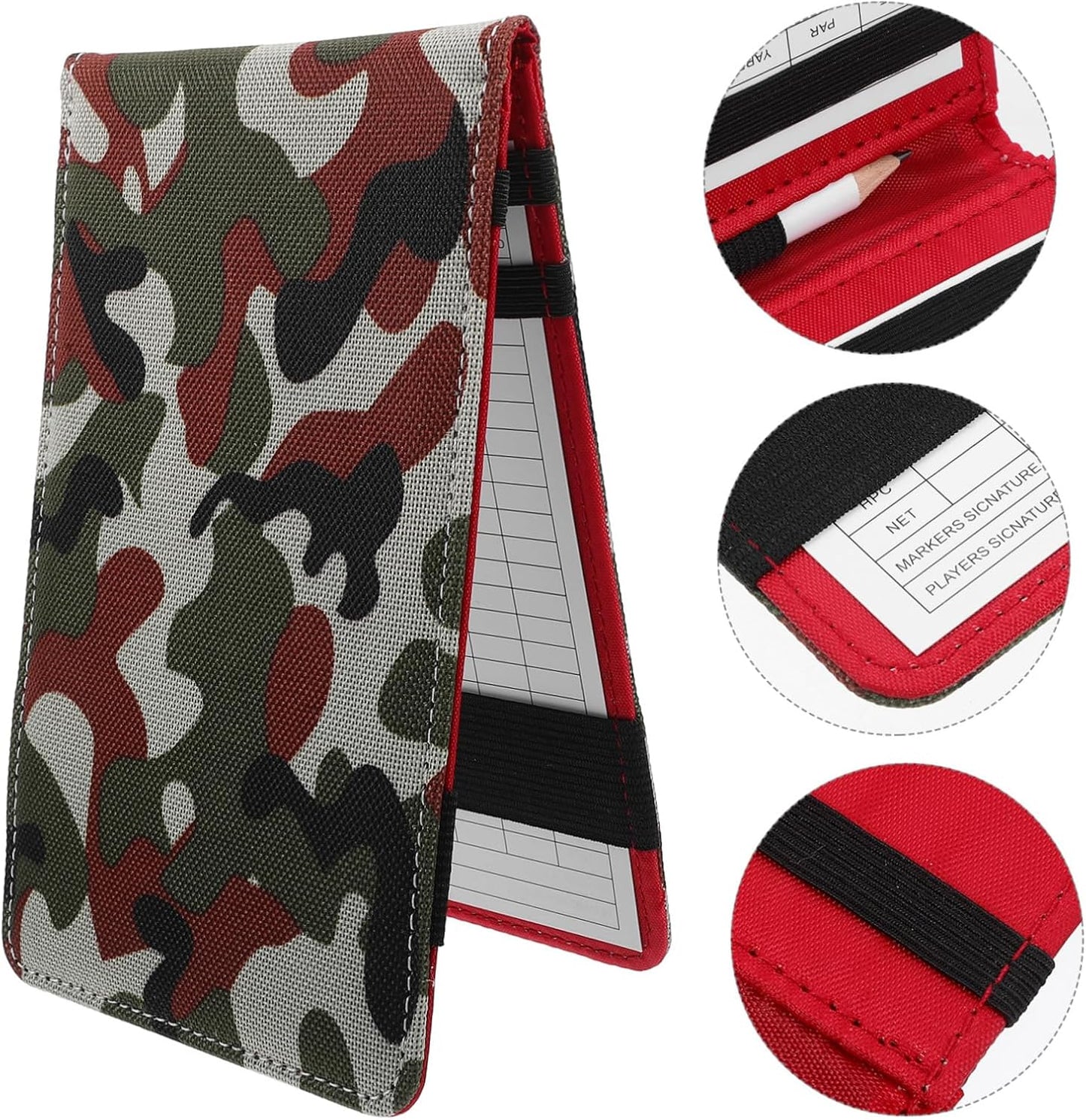 Golf Score Book Professional Scorecard Book Oxford Cloth Cover Golf Log
