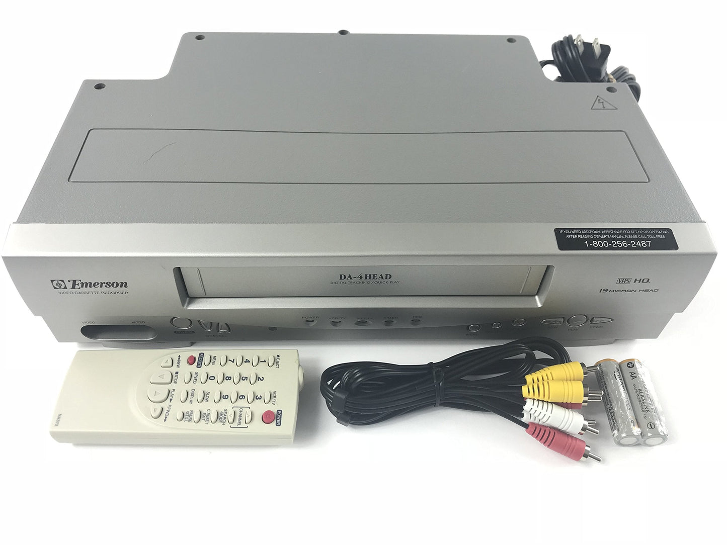 Emerson Ewv404 4-Head Video Cassette Recorder With On-Screen Programming Display
