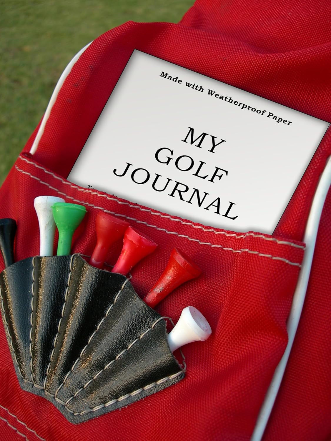Golf Scorecards & Stat Tracking Booklet (21 Rounds) - Weatherproof Golf Journal - Golf Log (4" x 5.5" when closed) - Golf Notebook fits in Holder or Pocket - Made in USA (Stat Tracking Booklet)
