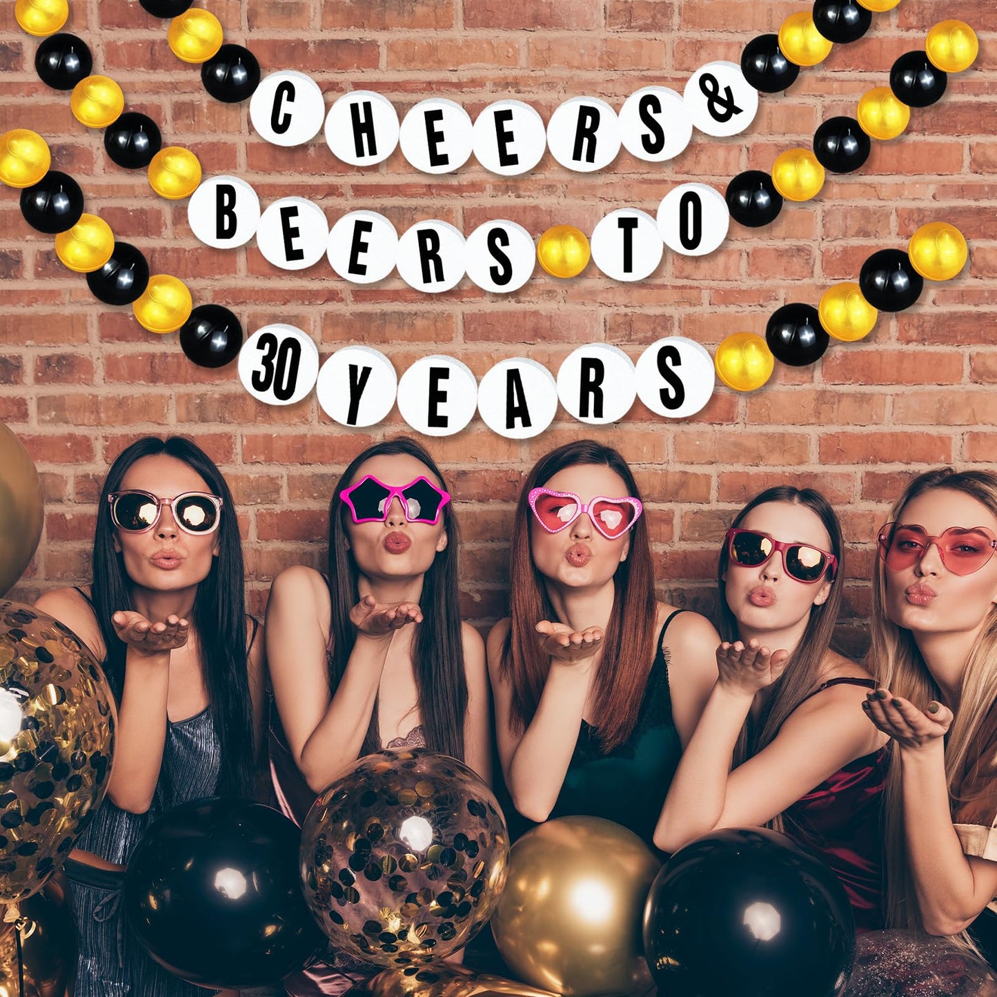 DIY Giant Friendship Bracelet 30th 35th 50th 60th Birthday Banner in My Birthday Era Banner Famous Singer Customizable Banner Garland Decor Foam Circles Ball Plastic Balls DIY Supplies
