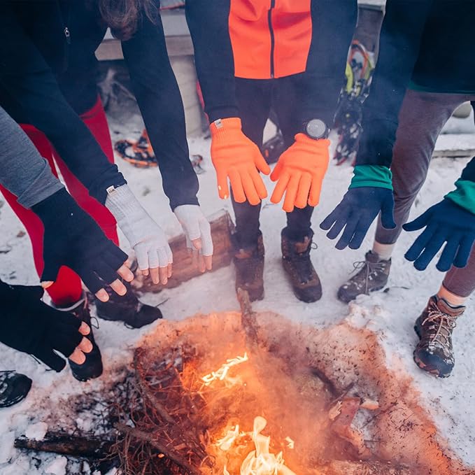 Merino Wool Glove Liner - Warm Base Layer - Ski Liner Glove - 3 Season Wear - Multiple Colors and Sizes