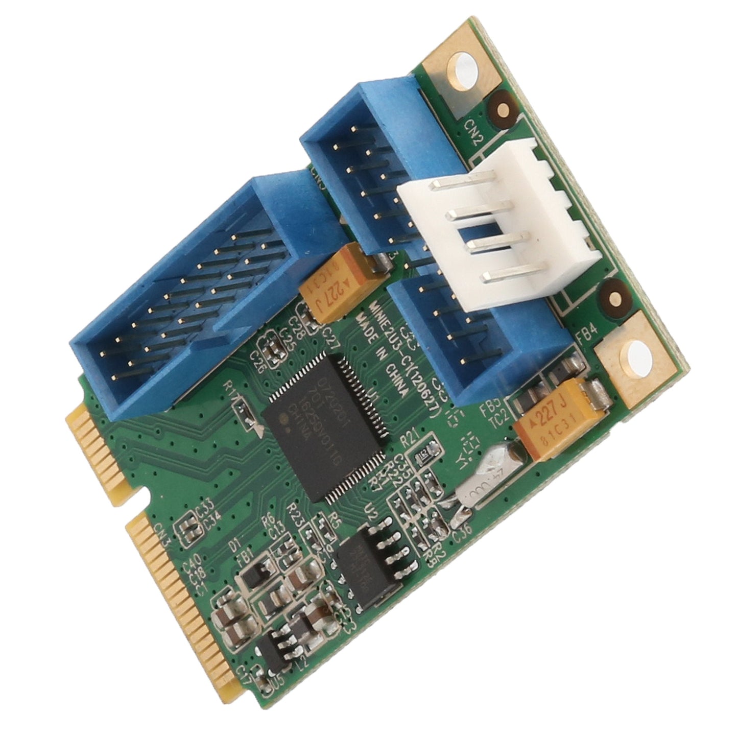Syba Io Crest Sd-Mpe20215 Mini Pci-Express Usb 3.0 Host Controller Card With Renesas D720201 Chipset. Windows Os Xp 7 Server 200