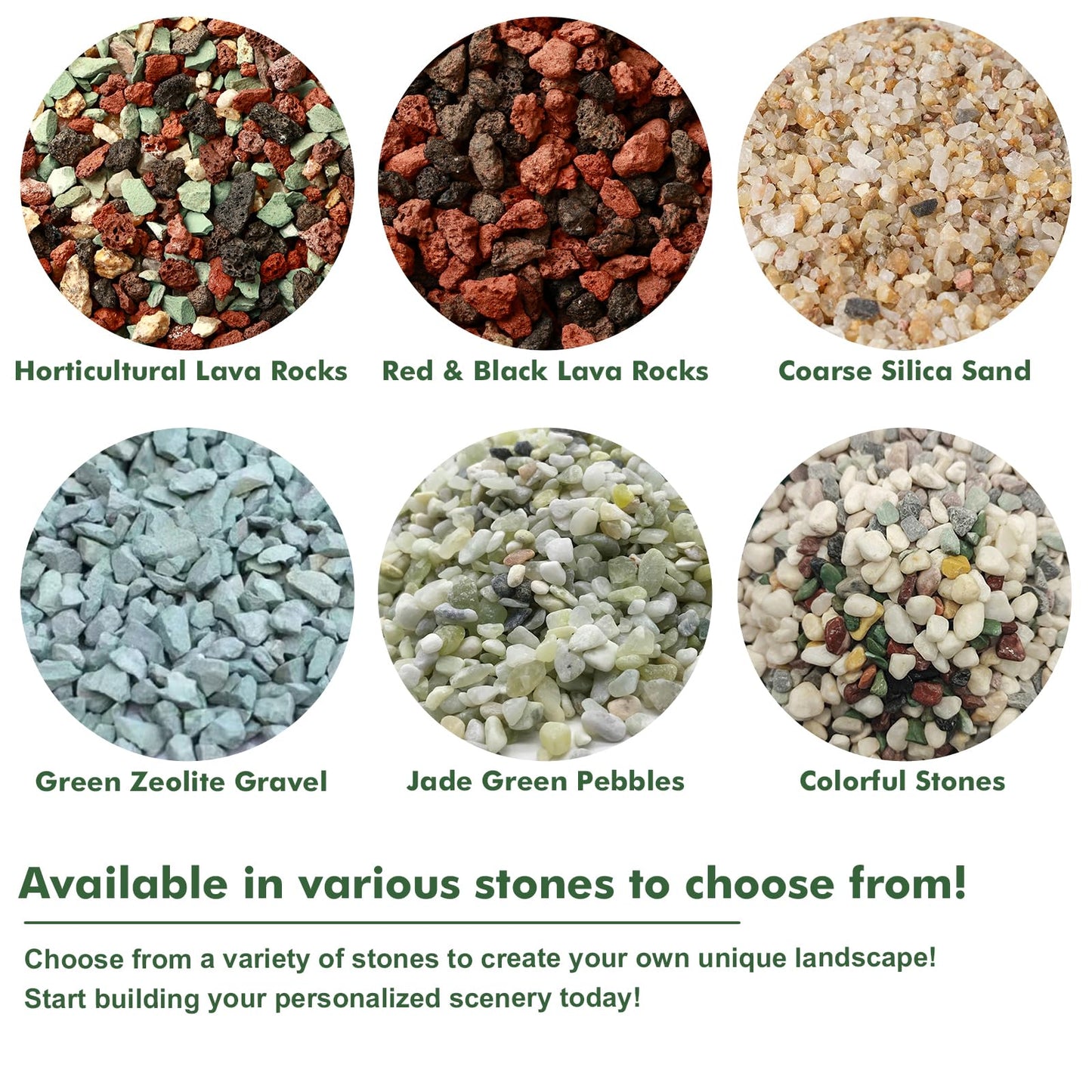 11 Pounds Mix Horticultural Lava Rocks, 3-6 mm Lava Rocks for Plants, Bonsai Rocks Horticultural Grit Soil Cover Gravel for Succulents and Hydroponics, Fairy Gardening, Top Dressing, Plant Drainage