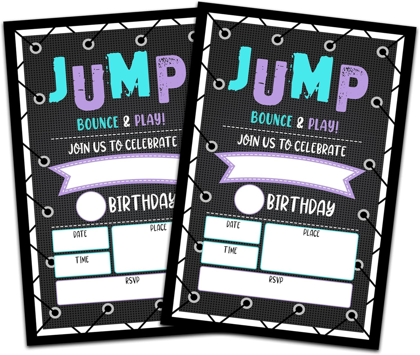 CLIRBE Greeting Card - Birthday Party Invitations for Boys, 20 Invitations with 20 Envelopes - E02