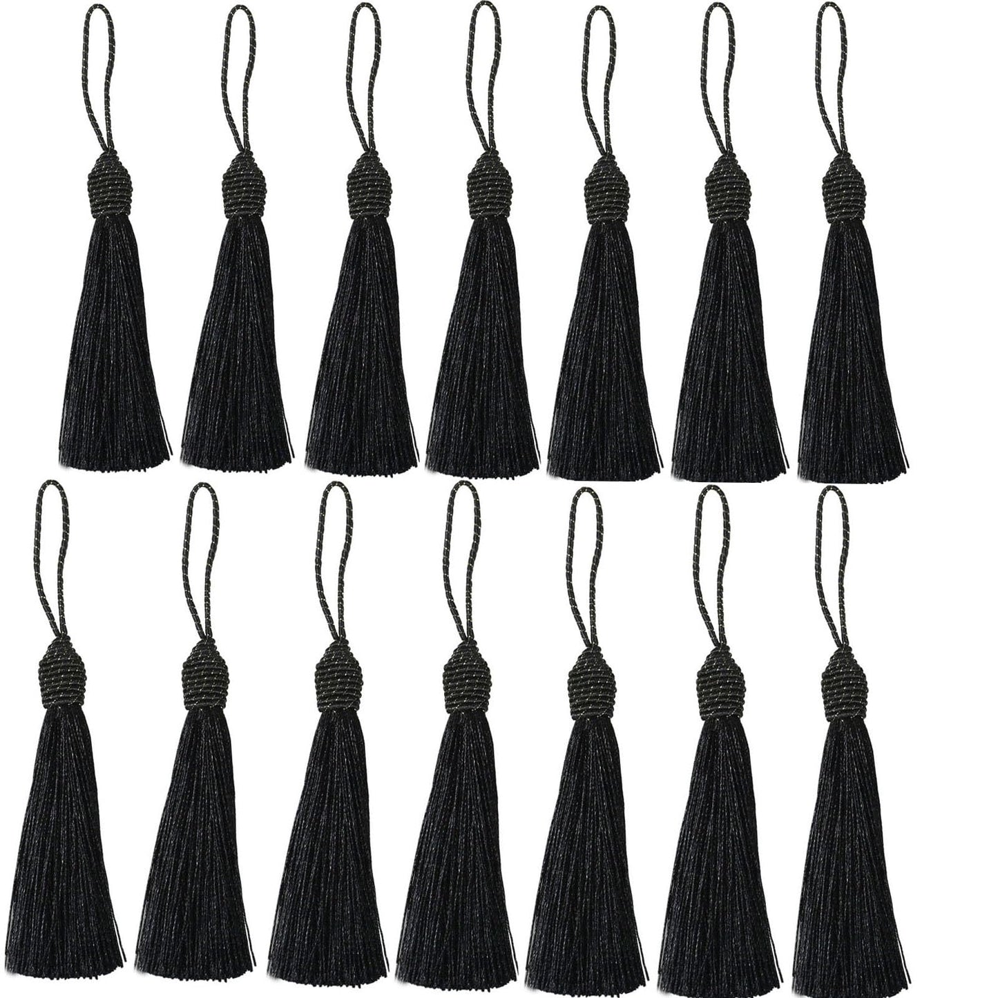 20pcs 5.5Inch Craft Tassels Handmade Polyester Filament Embellishments for Keychain Earring Jewelry Making, Souvenir, Graduation,Clothing Sewing,Gift Tag DIY Craft Projects. (Military Green 1)
