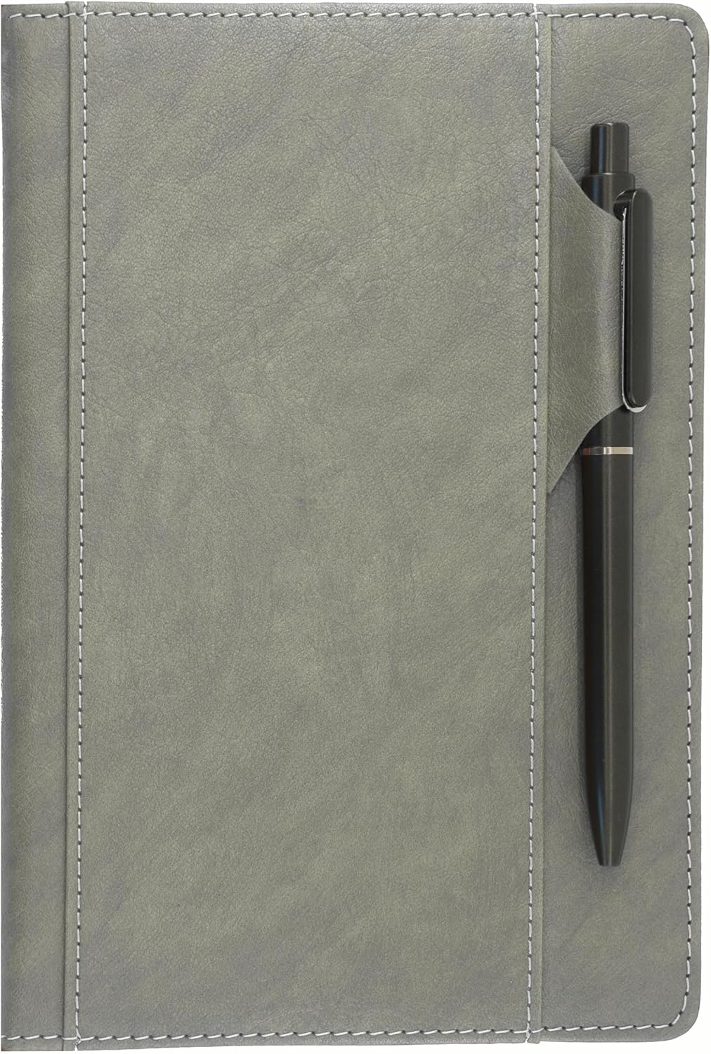 SLFreMint Premium Hardcover Notebook with Pen and Pen Holder Clip, Card Pockets, 240 Pages, College Ruled, 80GSM, Leather Note Book for Work, Study, Diary and Other Scenarios, Suitable Journal for Both Men and Women