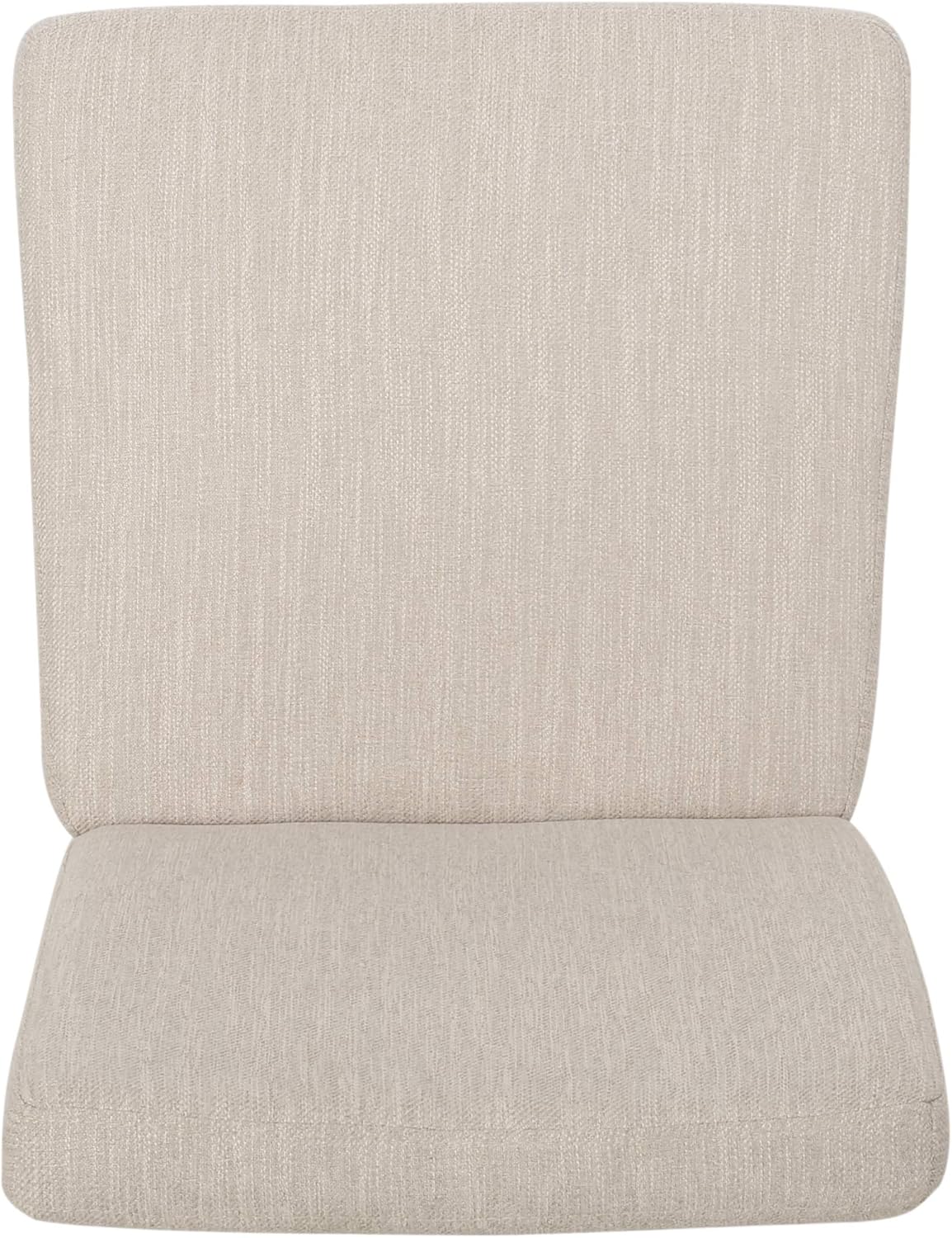 Christopher Knight Home Kuna Contemporary Upholstered Dining Chair (Set of 2), Beige + Weathered Brown
