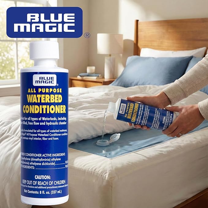 Blue Magic Waterbed Maintenance Kit – Includes All-Purpose Waterbed Treatment and Multi-Purpose Vinyl Cleaner