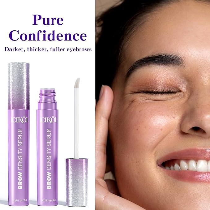 Eyebrow Growth Serum - Eyebrow Serum to Grow Brows with Advanced Formula to Boost Longer Fuller and Thicker Looking Eyebrows - Brow Serums 8ml Value Size - Vegan & Prostaglandin-Free
