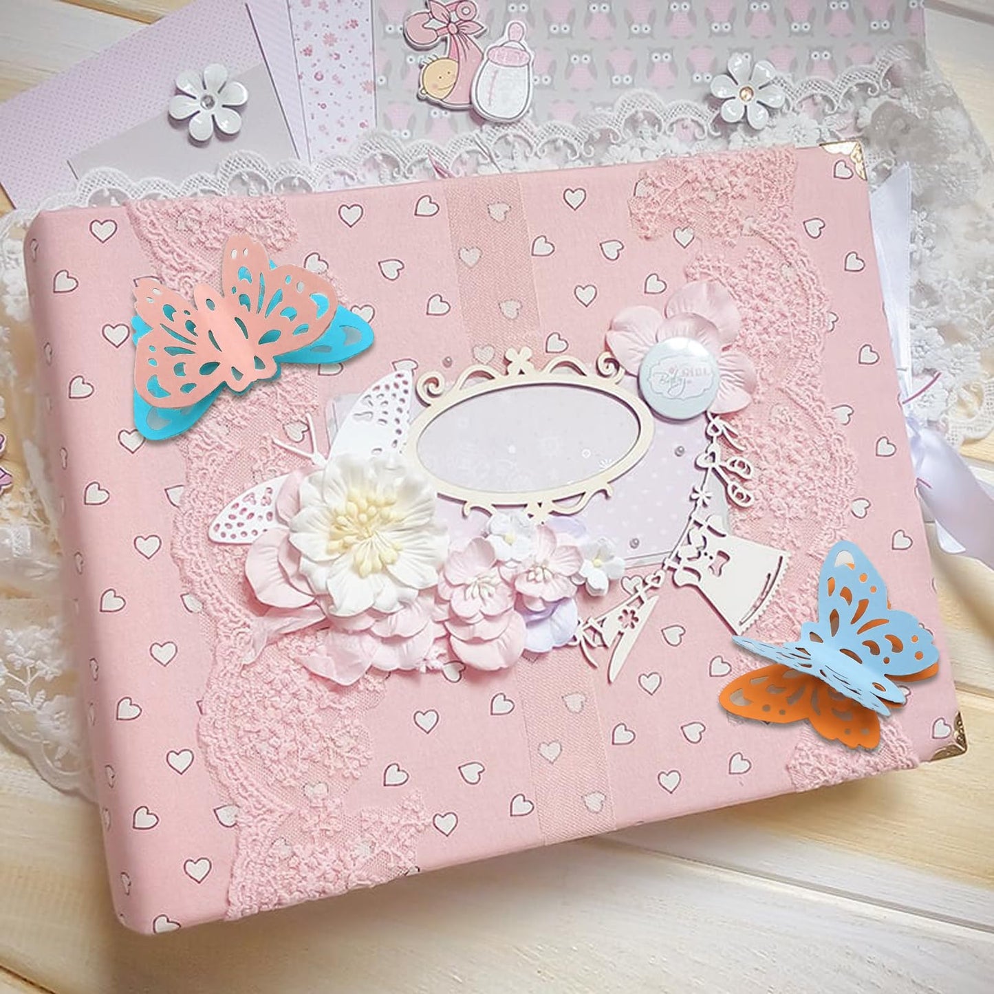 Craft Punch 1-7/8'' Butterfly Punch Butterfly Shapes Paper Cutter Puncher for Crafting on Card Stock, Various Paper Types, Vinyl Sticker (Non-Toy, Not for Children)
