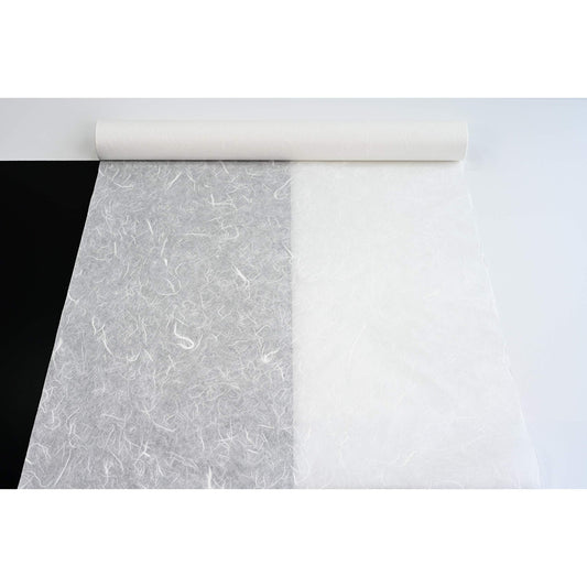 Korean Traditional Mulberry Paper HanJi Roll Natural Fiber Texture UnYong-Ji White 21.3" x 787.4"