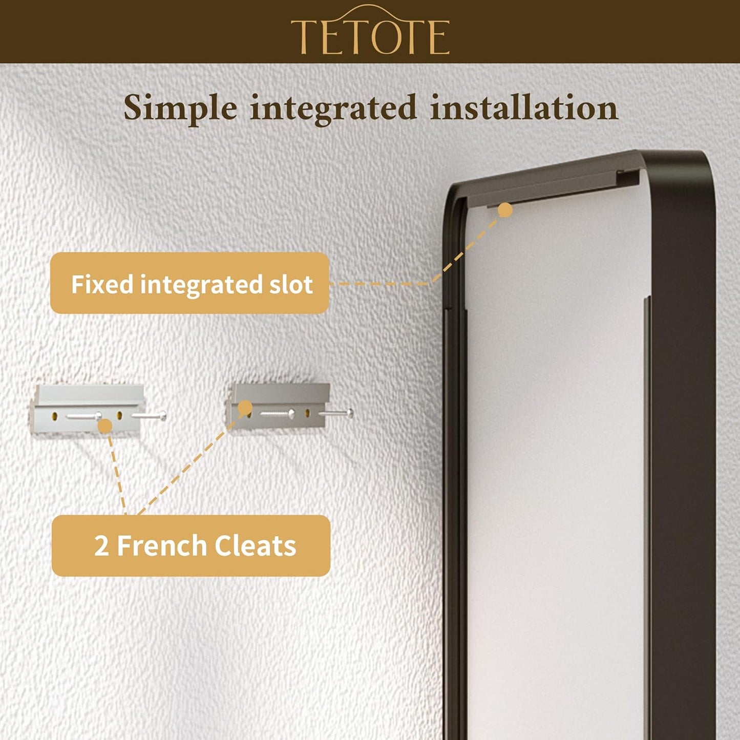 TETOTE Black Mirror 28 x 36 Matte Black Metal Framed Vanity Mirror, Tempered Glass, Wall Mounted for Bathroom, Entryway, Bedroom, Living Room(Horizontal/Vertical)