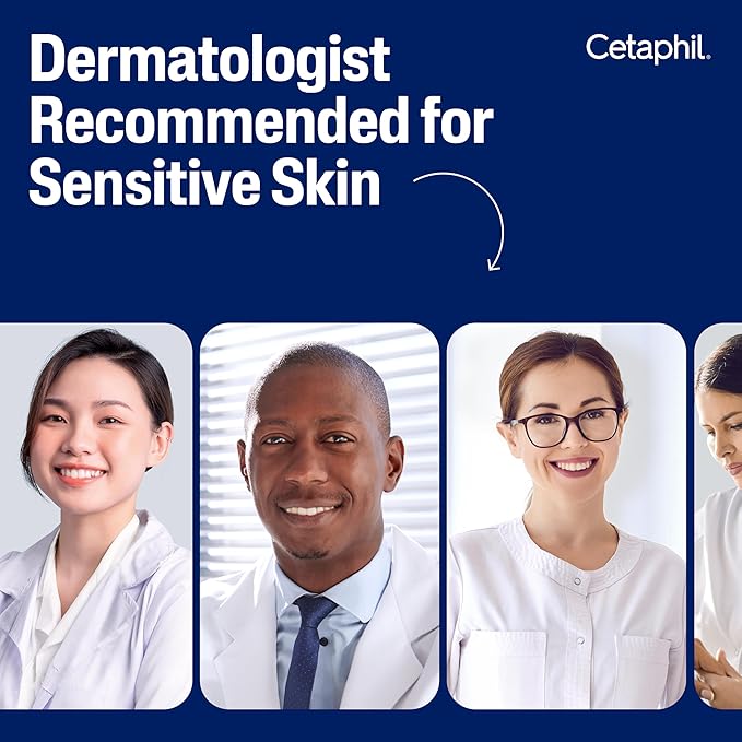 Cetaphil Bar Soap, Deep Cleansing Face and Body Bar, Pack of 6, For Dry to Normal, Sensitive Skin, Soap Free, Hypoallergenic, Paraben Free, Fragrance Free, Removes Makeup, Dirt and Oil
