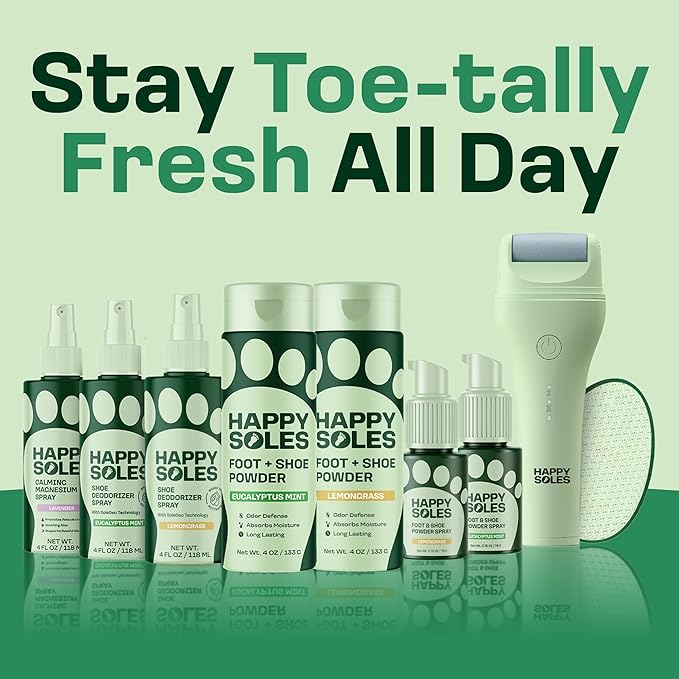 Shoe Deodorizer & Foot Powder - Ultimate Foot Powder for Smelly Feet & Odor Control - Sweat-Absorbing & Odor Eliminator - Ideal for Sweaty Feet & Unpleasant Shoe Smell (Lemongrass)