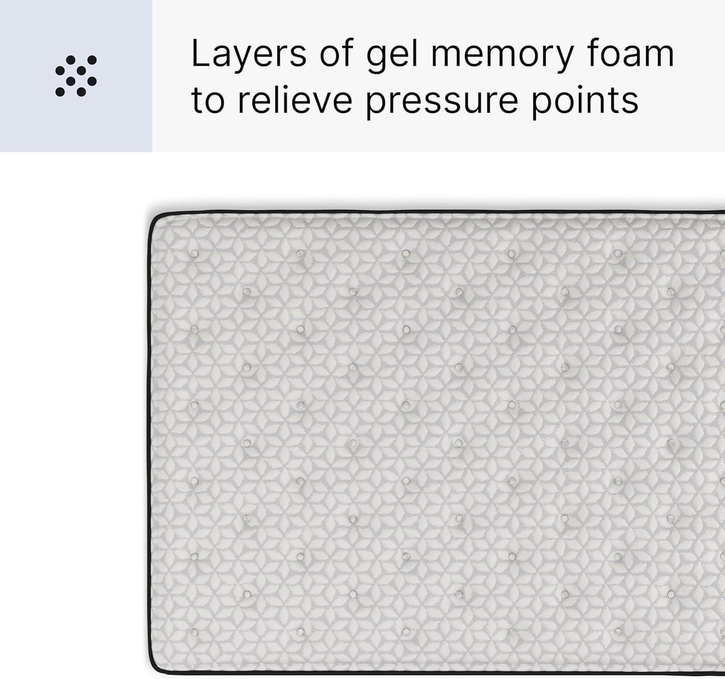 Signature Design by Ashley Limited Edition Pillow Top 13 " Pillow Top Hybrid Mattress with Gel Memory Foam and Edge Support for Cool Sleep and Pressure Relief, Full, Fiberglass Free, Mattress In A Box
