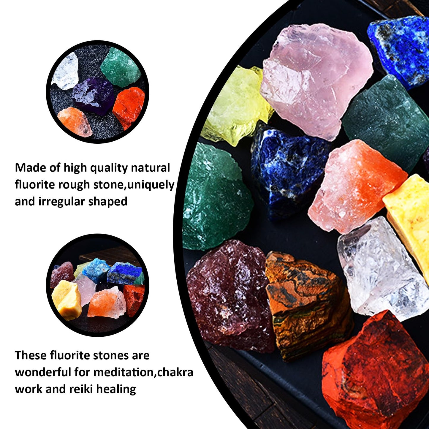 Raw Crystals, Large 1.2-2.0" Healing Crystal Natural Rough Stones for Intuition,Chakra,Meditation,Decoration,Polishing,Energy Work (Realgar Stone, 3.5oz-1.2-2.0"raw Crystals)