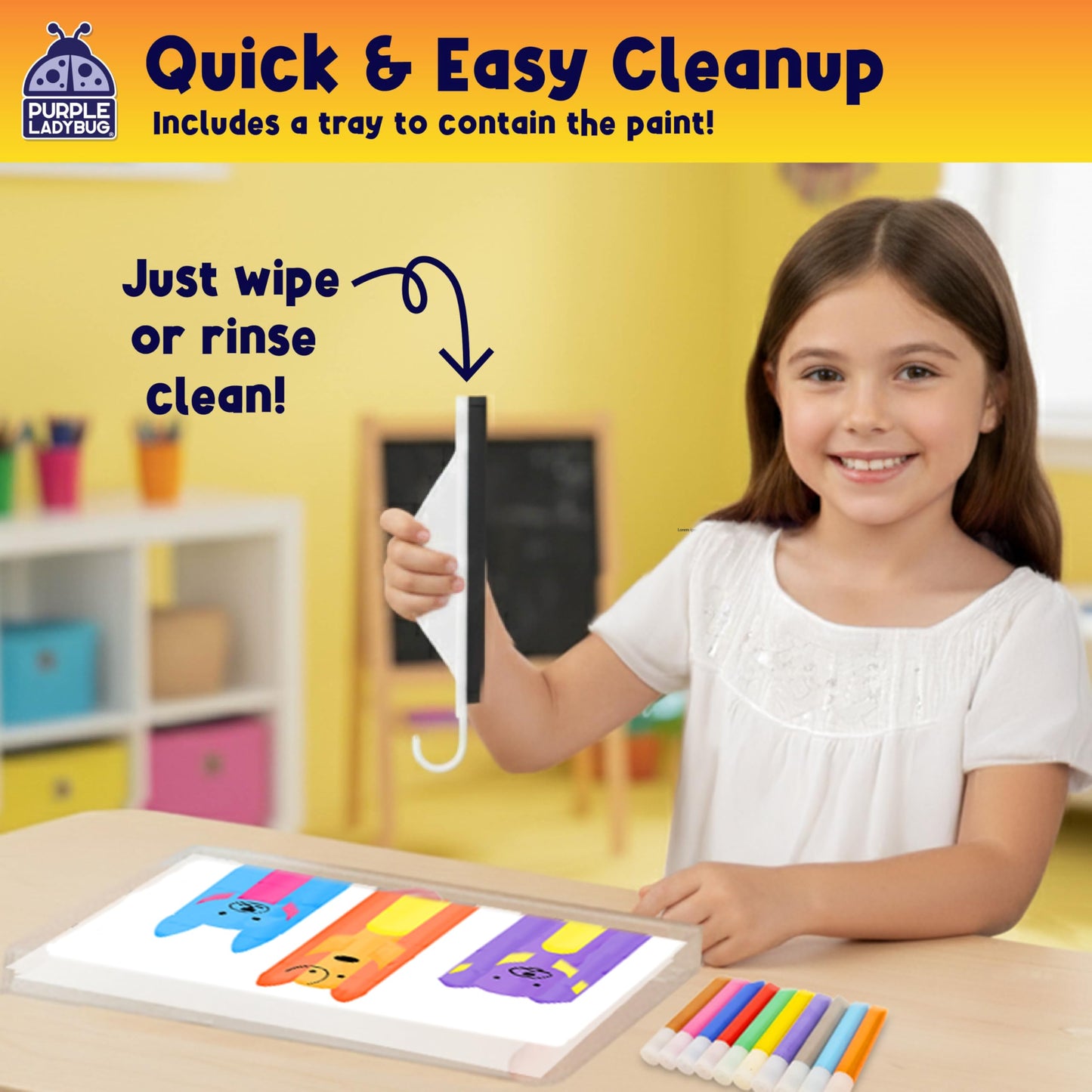 Squeegee Art Kit for Kids - Animals Theme with Kids Painting Kit & Sticker Art - Paint Your Own Arts and Crafts for Kids - Birthday Gifts for Boys & Girls 5 6 7 8 9 - Mess Free Paint Craft Kits