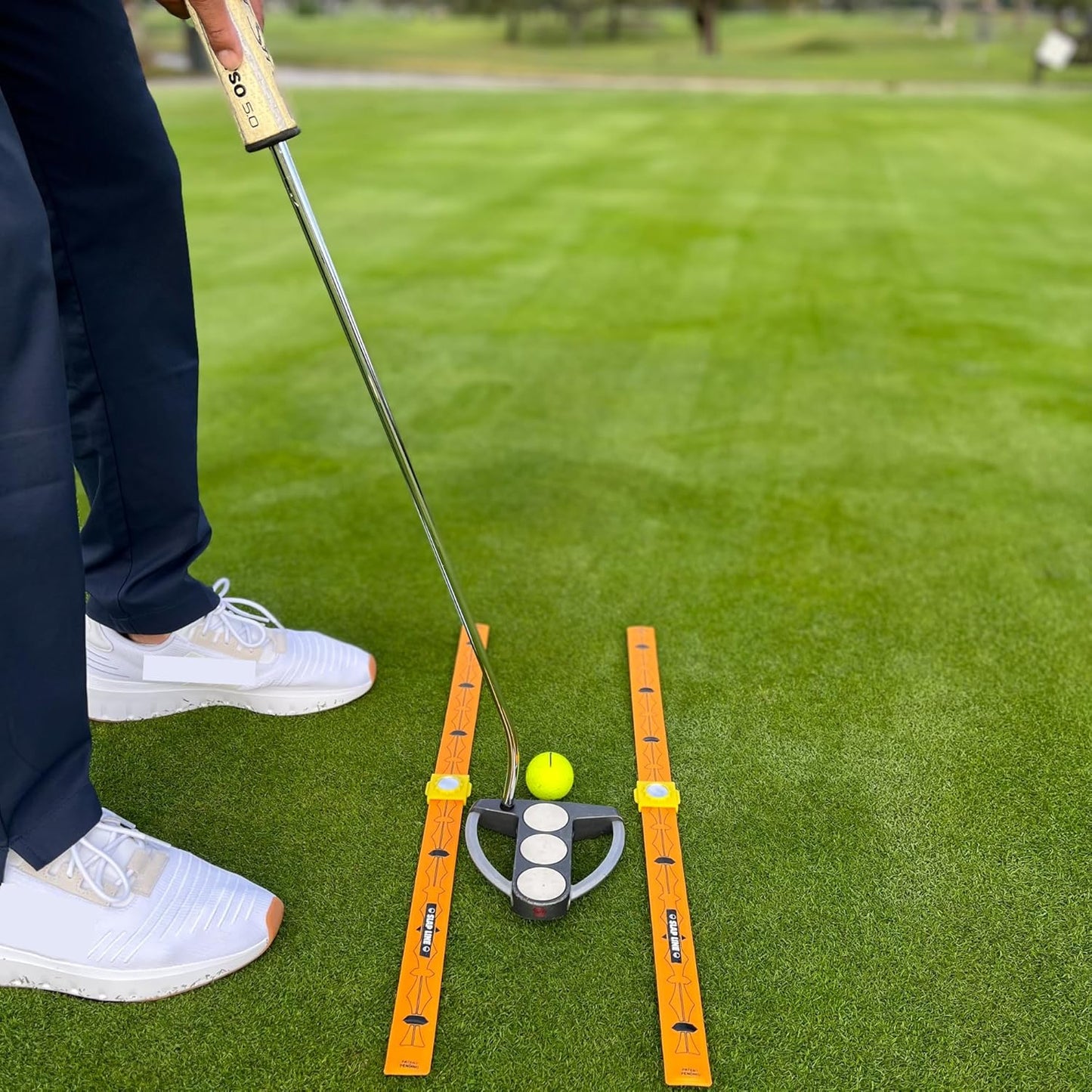 Compact Golf Alignment Sticks & Swing Aid | Pocket-Sized, Modular Ruler System for Fixing Slice, Takeaway, Stance, Putting & Posture | Indoor/Outdoor Golf Trainer