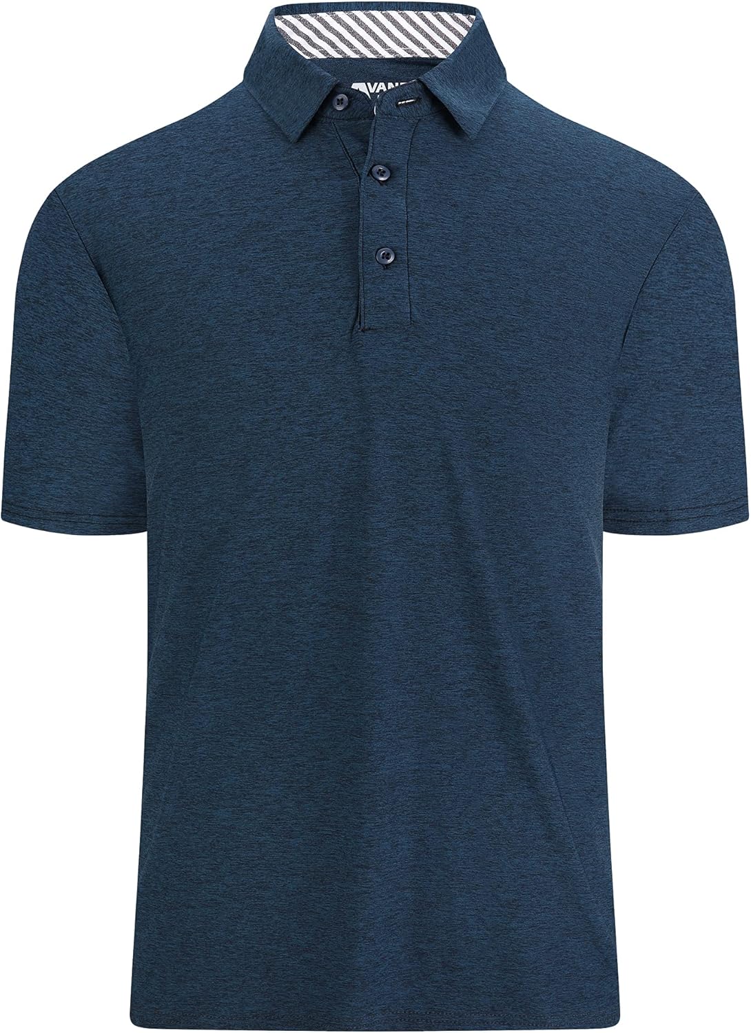 Alex Vando Mens Golf Shirt Moisture Wicking Quick-Dry Short Sleeve Casual Polo Shirts for Men