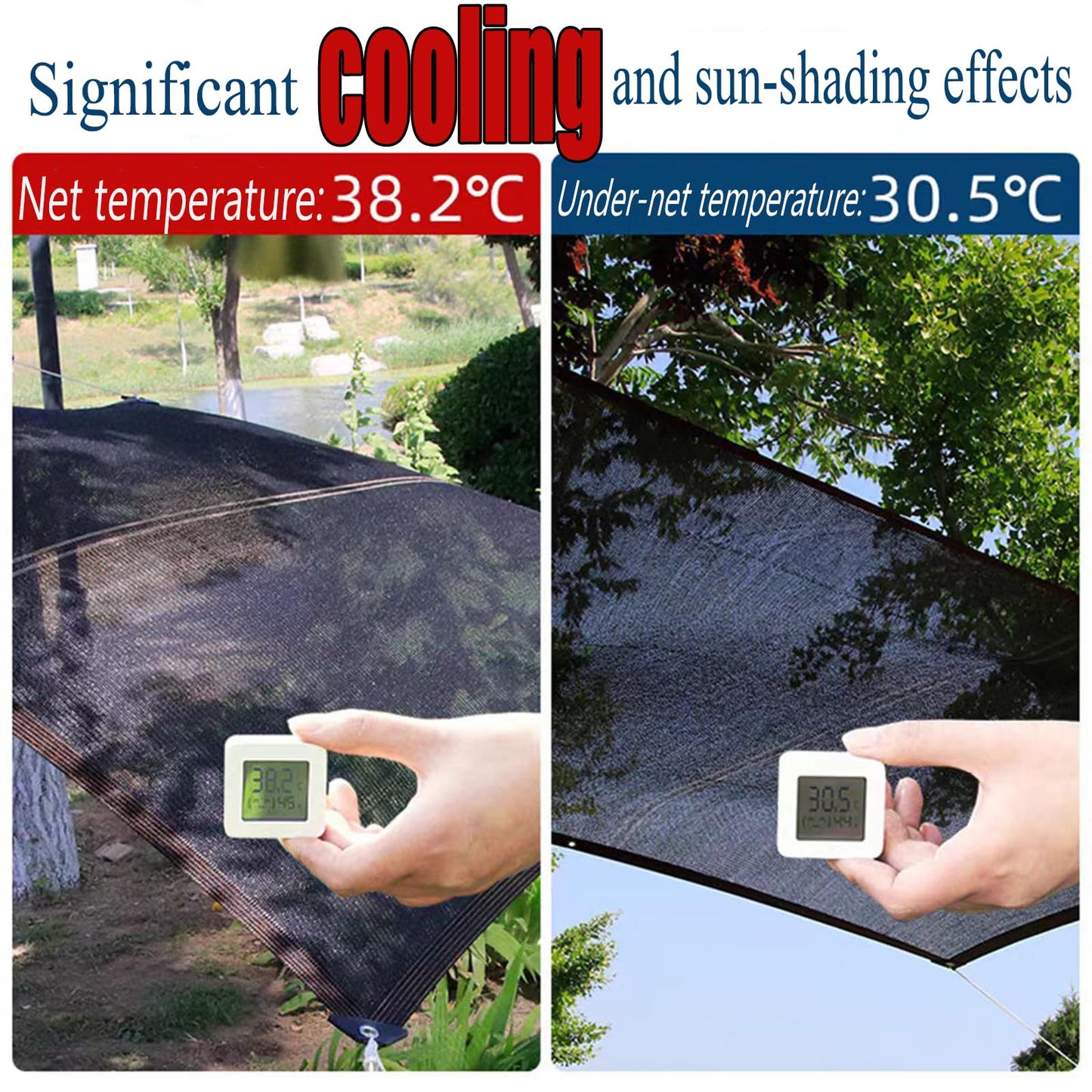Shade Cloth, 90% Shading Rate Sun Shade sail Durable mesh tarp,Plant Shades for Outdoor Plants Sunshade, Shade Cloth for Garden,Dog Kennel Cover,greenhouses, Patio net (Black, 1.8 * 3.6M/6 * 12FT)