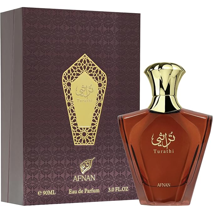 Afnan Turathi Brown for Men Eau de Parfum, 3.04 Fl. Oz