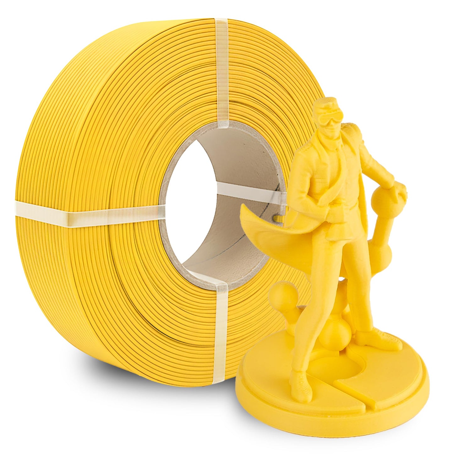 Polymaker Panchroma Refill Spool Matte Savannah Yellow PLA 3D Printing Filament Refill, Compatible with All Reusable Spools and