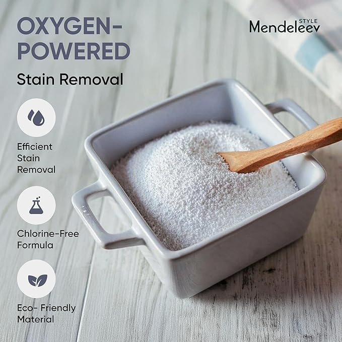 4.6 LB Sodium Percarbonate Laundry Booster – 99.9% Pure | Oxygen Cleaner for Laundry, Floors, Kitchen | Mendeleev Style