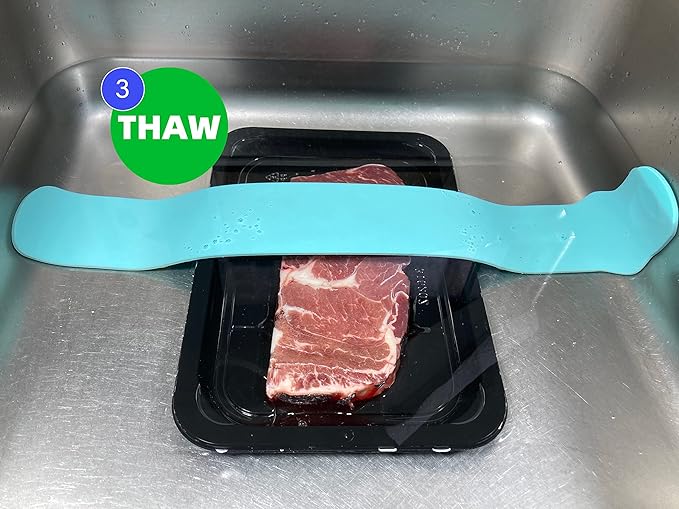 Thaw Belt - (White) Thaws frozen meat Faster & 100% Safer - Thaws in minutes instead of hours