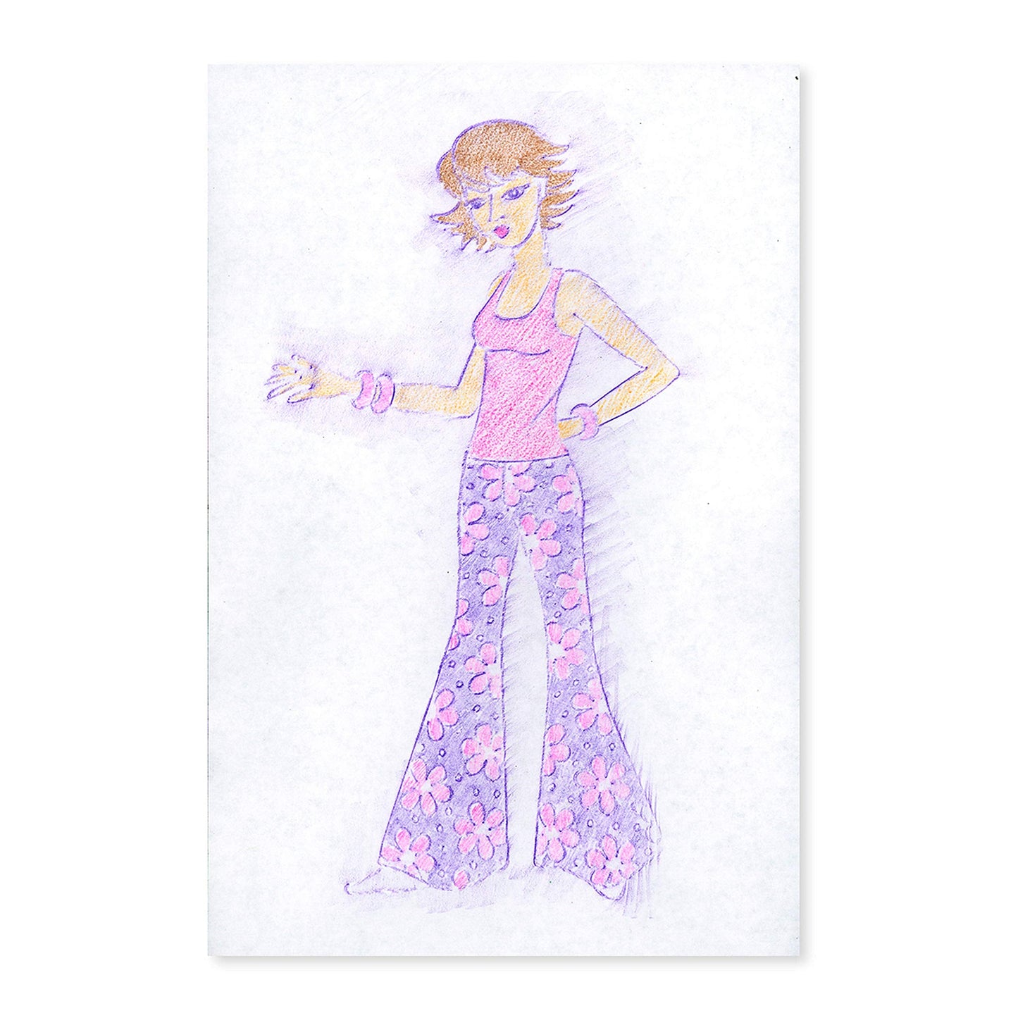 Melissa & Doug Fashion Design Art Activity Kit - 9 Double-Sided Rubbing Plates, 4 Pencils, Crayon - Fashion Plates, Travel Toys for Kids Ages 5+