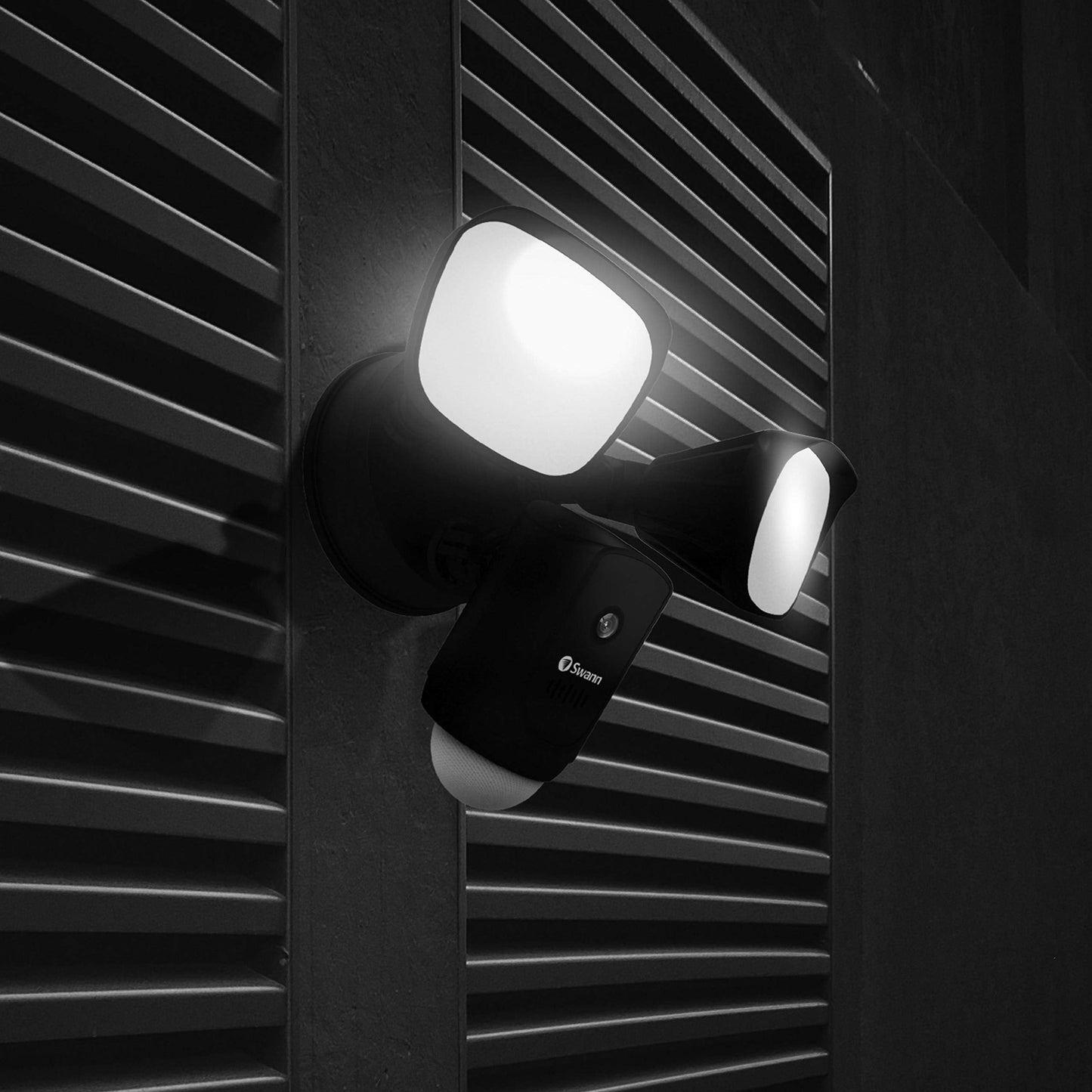 Swann Floodlight Security Camera W/Dimmable Motion Lighting, 2 Way Talk, Wi-Fi Surveillance 1080P Hd, Indoor/Outdoor Color Night